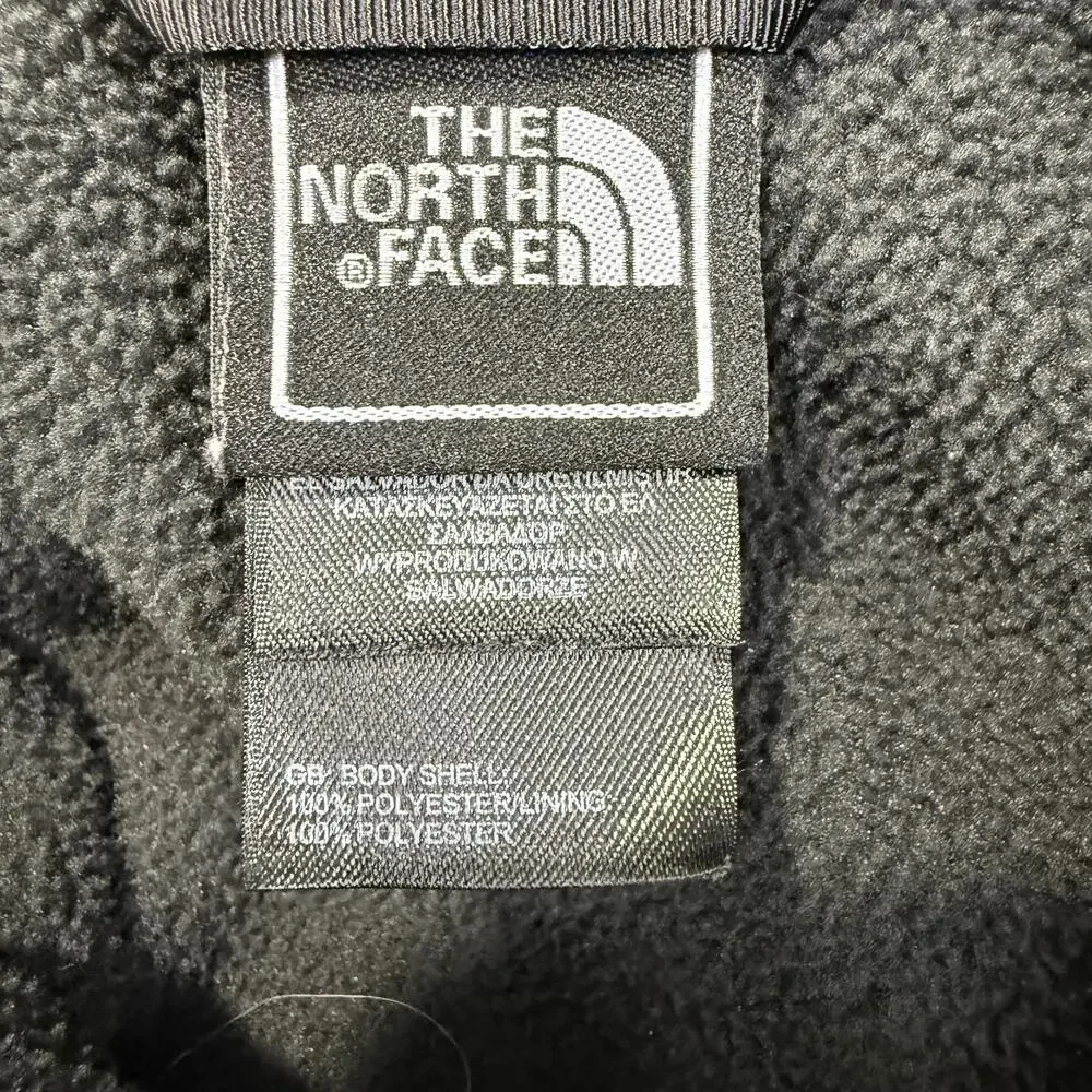 The North Face Jacket Mens Small Gray Fleece Full Zip Outdoor Hiking Travel
